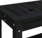 vidaXL - Tuinbank - 82,5x35x45 - cm - massief - grenenhout - zwart