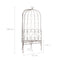 vidaXL - Tuinbank - 95 - cm - ijzer - antiekbruin
