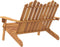 vidaXL - Tuinbank - Adirondack - 126 - cm - massief - acaciahout