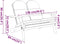 vidaXL - Tuinbank - Adirondack - met - kussens - 126 - cm - massief - acaciahout