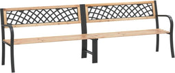 vidaXL - Tuinbank - dubbel - 238 - cm - Chinees - vurenhout