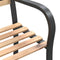 vidaXL - Tuinbank - dubbel - 238 - cm - Chinees - vurenhout
