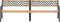 vidaXL - Tuinbank - dubbel - 238 - cm - Chinees - vurenhout