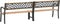 vidaXL - Tuinbank - dubbel - 238 - cm - Chinees - vurenhout