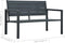 vidaXL - Tuinbank - hout-look - 120 - cm - HDPE - wit
