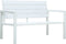 vidaXL - Tuinbank - hout-look - 120 - cm - HDPE - zwart