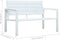 vidaXL - Tuinbank - hout-look - 120 - cm - HDPE - zwart
