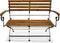 vidaXL - Tuinbank - inklapbaar - 112 - cm - massief - acaciahout