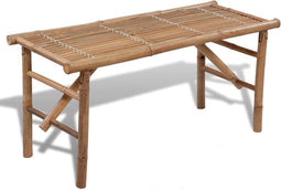 vidaXL - Tuinbank - inklapbaar - 118 - cm - bamboe