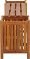 vidaXL - Tuinbank - met - 2 - bloembakken - 150x30x40 - cm - massief - acaciahout