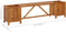 vidaXL - Tuinbank - met - 2 - bloembakken - 150x30x40 - cm - massief - acaciahout