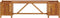 vidaXL - Tuinbank - met - 2 - bloembakken - 150x30x40 - cm - massief - acaciahout