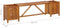 vidaXL - Tuinbank - met - 2 - bloembakken - 150x30x40 - cm - massief - acaciahout
