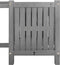 vidaXL - Tuinbank - met - 2 - plantenbakken - 150 - cm - massief - acaciahout - grijs