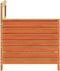vidaXL - Tuinbank - met - armleuning - 69x62x70,5 - cm - grenenhout - wasbruin