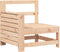 vidaXL - Tuinbank - met - armleuning - 69x62x70,5 - cm - massief - grenenhout