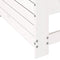vidaXL - Tuinbank - met - armleuning - 69x62x70,5 - cm - massief - grenenhout - wit