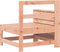 vidaXL - Tuinbank - met - armleuning - 69x62x70,5 - cm - massief - douglashout