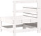 vidaXL - Tuinbank - met - armleuning - 69x62x70,5 - cm - massief - grenenhout - wit