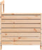 vidaXL - Tuinbank - met - armleuning - 69x62x70,5 - cm - massief - grenenhout