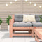 vidaXL - Tuinbank - met - armleuning - 69x62x70,5 - cm - massief - douglashout