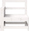 vidaXL - Tuinbank - met - armleuning - 69x62x70,5 - cm - massief - grenenhout - wit
