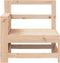 vidaXL - Tuinbank - met - armleuning - 69x62x70,5 - cm - massief - grenenhout