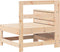 vidaXL - Tuinbank - met - armleuning - en - klaptafel - massief - grenenhout