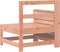 vidaXL - Tuinbank - met - armleuning - en - klaptafel - massief - douglashout