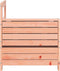 vidaXL - Tuinbank - met - armleuning - en - klaptafel - massief - douglashout