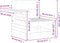 vidaXL - Tuinbank - met - armleuning - en - klaptafel - massief - grenenhout - wit