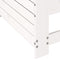 vidaXL - Tuinbank - met - armleuning - en - kussen - massief - grenenhout - wit