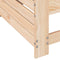 vidaXL - Tuinbank - met - armleuning - en - kussen - massief - grenenhout