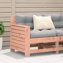vidaXL - Tuinbank - met - armleuning - en - kussens - massief - douglashout
