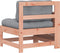 vidaXL - Tuinbank - met - armleuning - en - kussens - massief - douglashout
