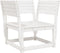vidaXL - Tuinbank - met - armleuningen - en - kussens - massief - grenenhout - wit