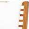 vidaXL - Tuinbank - met - crèmekleurig - kussen - 114,5 - cm - massief - acaciahout