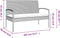 vidaXL - Tuinbank - met - kussen - 105 - cm - poly - rattan - grijs