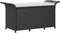 vidaXL - Tuinbank - met - kussen - 116x46x57 - cm - poly - rattan - zwart