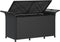 vidaXL - Tuinbank - met - kussen - 116x46x57 - cm - poly - rattan - zwart