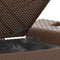 vidaXL - Tuinbank - met - kussen - 116x46x57 - cm - poly - rattan - bruin