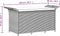 vidaXL - Tuinbank - met - kussen - 116x46x57 - cm - poly - rattan - zwart