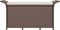 vidaXL - Tuinbank - met - kussen - 116x46x57 - cm - poly - rattan - bruin