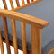 vidaXL - Tuinbank - met - kussen - 119 - cm - massief - acaciahout