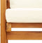 vidaXL - Tuinbank - met - kussen - 120 - cm - massief - acaciahout