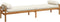 vidaXL - Tuinbank - met - kussen - poly - rattan - acacia - beige