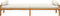 vidaXL - Tuinbank - met - kussen - poly - rattan - acacia - beige