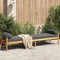 vidaXL - Tuinbank - met - kussen - poly - rattan - acacia - grijs