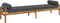 vidaXL - Tuinbank - met - kussen - poly - rattan - acacia - grijs