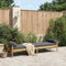 vidaXL - Tuinbank - met - kussen - poly - rattan - acacia - grijs